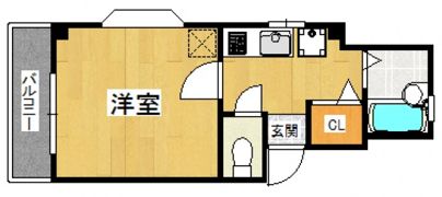 プリメール赤坂の間取り画像