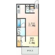 ルミナスパレス名駅の間取り画像