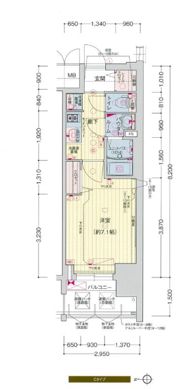 プレサンスNAGOYAファストの間取り画像
