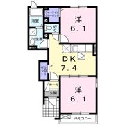 アサンテ サーナ B棟の間取り画像