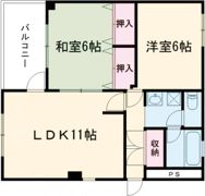 千波第二マンションの間取り画像