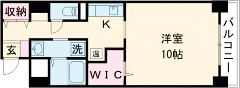 アイリスハイツ8号館の間取り画像