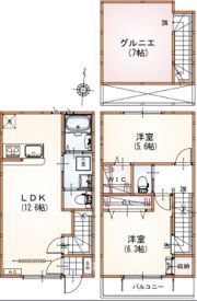 サンライズ西国立の間取り画像