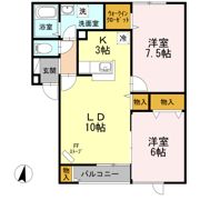 ファミール元町の間取り画像
