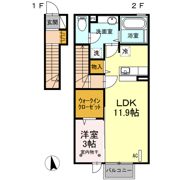 栞 壱番館の間取り画像