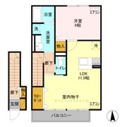 ドルチェ15の間取り画像