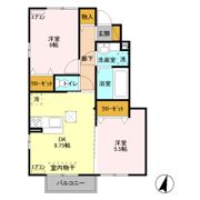 コンソラータ茂呂の間取り画像