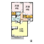 パルアモーレ ABの間取り画像