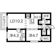 レジーナN22の間取り画像