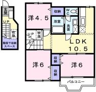 ヴィエルジュ大道の間取り画像