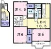ヴィエルジュ大道の間取り画像