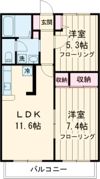 グリーンコートの間取り画像