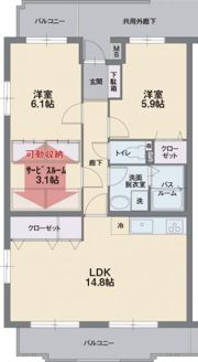 ソレイユMの間取り画像
