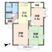 レジデンス鹿児の間取り画像