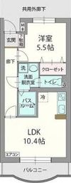アビタシオンBの間取り画像