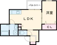 PALAIS広瀬北町の間取り画像