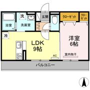 カエツリアルフィールド広野Dーroomの間取り画像