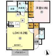 クリスタルハイツ Aの間取り画像