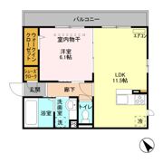 クレッセントコートの間取り画像