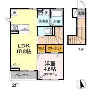 ハレカノアの間取り画像