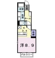 エリタージュⅡの間取り画像