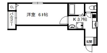 セレブマンション今宿の間取り画像