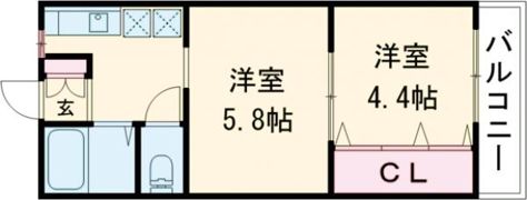 ポルトフィーノ青谷の間取り画像