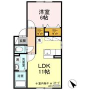 グランモア鳴滝 ABの間取り画像