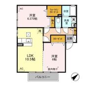メールドクレールの間取り画像