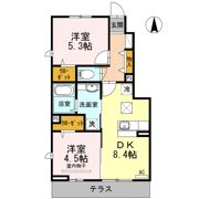 クレール松ノ木の間取り画像