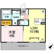 クレール A棟の間取り画像