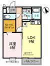 セジュール南堅田の間取り画像