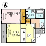 Montagne東高松(ﾓﾝﾀｰﾆｭﾋｶﾞｼﾀｶﾏﾂ)の間取り画像