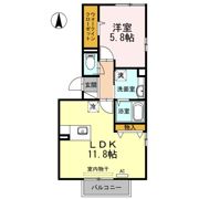 レザン倉敷の間取り画像