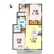 グレイス ソシアK A棟の間取り画像
