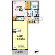 パティオ大津Ⅱの間取り画像