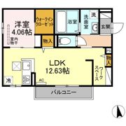 ミーティア皆春の間取り画像