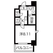 シャンポール内田橋の間取り画像