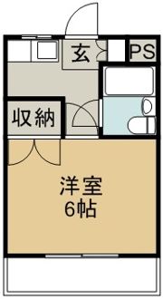 ファーストインK2の間取り画像