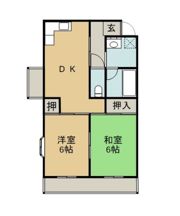 ハイツ生藤の間取り画像