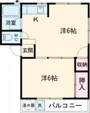 長浜マンションの間取り画像