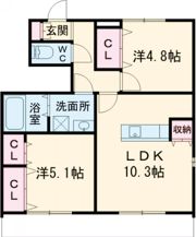 ネットハイツAの間取り画像