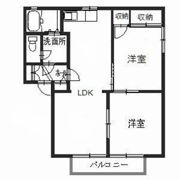 ディアス恵美酒Bの間取り画像