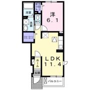 ネバーランドⅢ Aの間取り画像