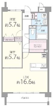 ブランジュールの間取り画像