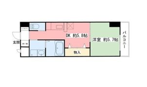 メゾンドクレチュールの間取り画像