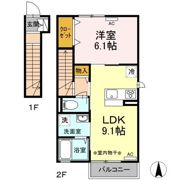 グラシアス オー Bの間取り画像