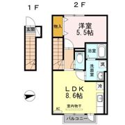 クレールエスポワールの間取り画像