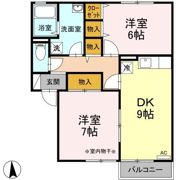 コーポ・ミズーリ Bの間取り画像