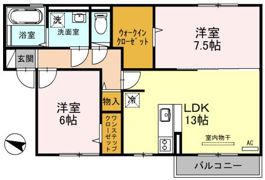 グレイスソシアキトロの間取り画像